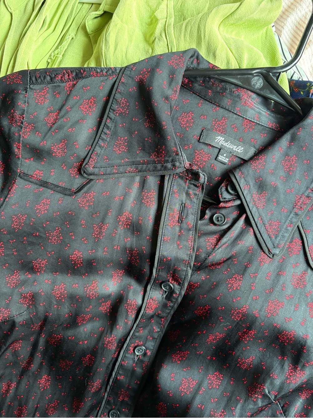 Madewell Button-Up satin dress!